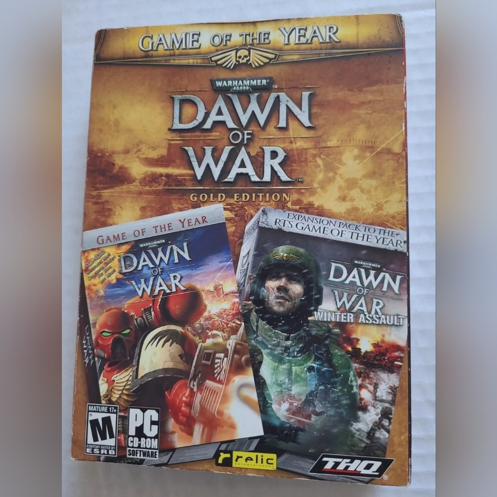 Warhammer 40,000: Dawn of War- Gold Edition (PC, 2004, Game of the Year)